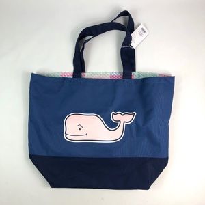 Vineyard Vines Target Beach Tote Pink/Blue